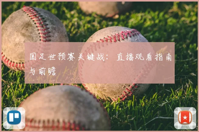 国足世预赛关键战：直播观看指南与前瞻