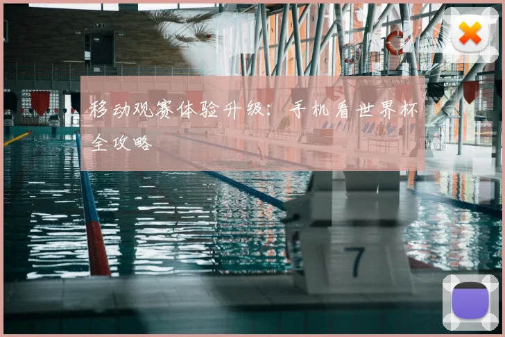 移动观赛体验升级:手机看世界杯全攻略